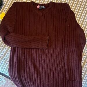 90s Oversized Ribbed Sweater Ralph Lauren Chaps